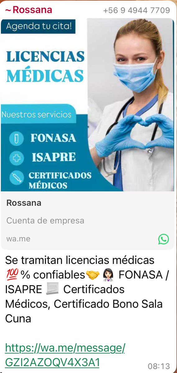 Esto aparece hasta en SOSAFE pfff
#LicenciasMedicas
