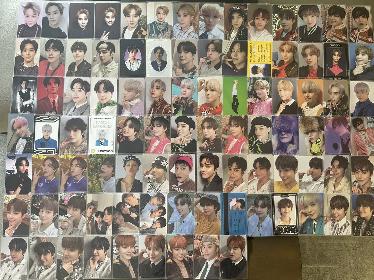jwooitboy's tweet photo. oi gente! to dropando minha coleção do jungwoo 

todos esses itens nas imagens por R$ 5 mil + frete a calcular 

também vou mandar de brinde um binder a4 e um binder a5, os dois com folhas e em perfeito estado 

não vendo separado! quem quiser, pode abrir ceg 🤍 https://t.co/2grvSuuRDp