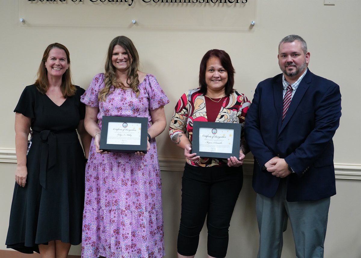 Congratulations to HR Specialist Robyn Mobley and Code Enforcement Officer Margie Camancho on being selected as the next Employees of the Quarter. Both maintain the utmost professionalism, even in the midst of challenges and often go above and beyond the call of duty.