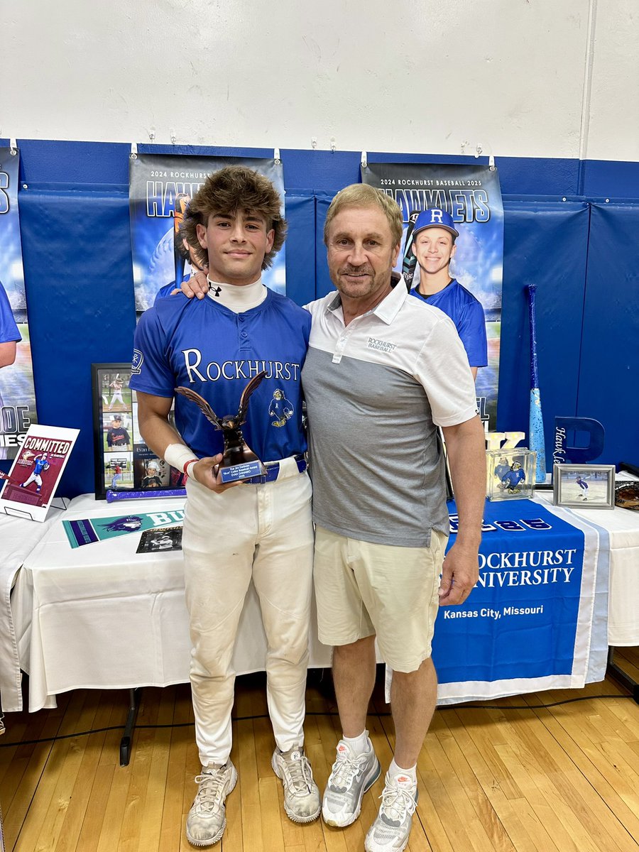 Evan Damario (@evandamario3) on Twitter photo My time at Rockhurst has ended. I was presented with the “Blue Collar” Jim Degraw Award with him in attendance! I can’t thank <a href="/GoHawklets/">Rockhurst HS Athletics</a> <a href="/HawkletBaseball/">Rockhurst HS Baseball</a> enough for the last 4 years. I am so grateful for all the memories. My time at Rockhurst has ended. I was presented with the “Blue Collar” Jim Degraw Award with him in attendance! I can’t thank <a href="/GoHawklets/">Rockhurst HS Athletics</a> <a href="/HawkletBaseball/">Rockhurst HS Baseball</a> enough for the last 4 years. I am so grateful for all the memories.