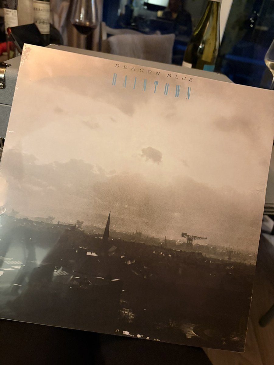 helenlund's tweet photo. 37 years after I played @deaconbluemusic Raintown on CD and being a lifelong fan, I now get to play the LP (blue) for the first time ever on my new record player. Thank you @rickyaross and band. The gift that keeps on giving x https://t.co/qOCDnC7zPf