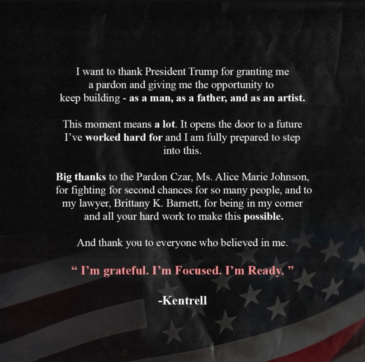 NBA YOUNGBOY THANK YOU LETTER TO PRESIDENT DONALD TRUMP 💚