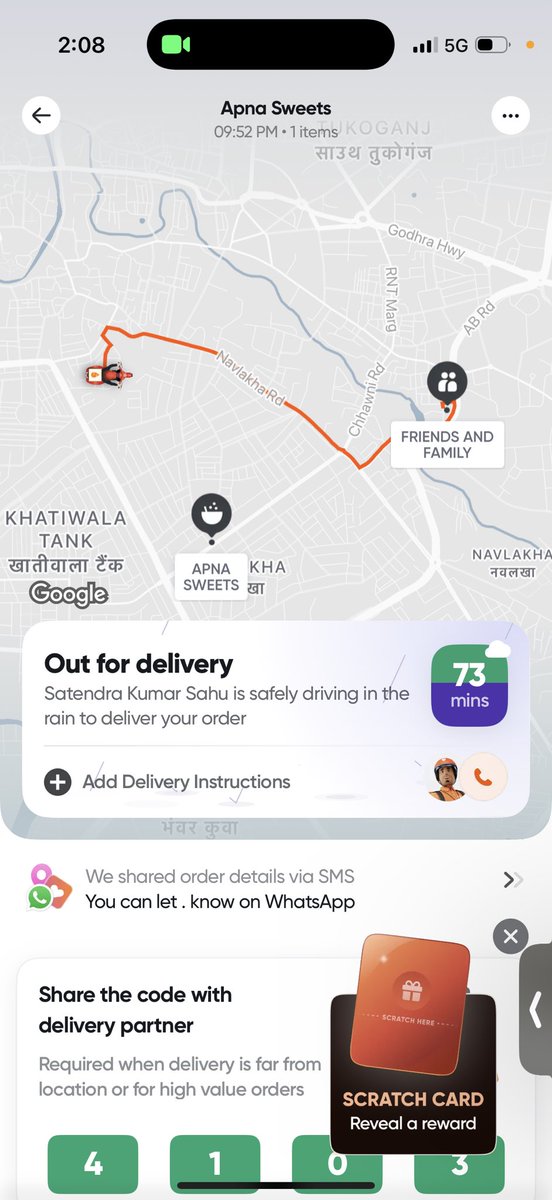 Samkit jain (@samkitjains) on Twitter photo Dear <a href="/Swiggy/">Swiggy Food</a>
I was hungry at 9:52 PM and ordered butter khichdi.
It’s now 2:43 AM, and apparently your delivery tortoise is sleeping somewhere.
Should I wait for food, or start planning my memorial service titled “Starved by Swiggy”? 🍽🐢💀
#FastBySwiggy #ButterKhichdiChronicles Dear <a href="/Swiggy/">Swiggy Food</a>
I was hungry at 9:52 PM and ordered butter khichdi.
It’s now 2:43 AM, and apparently your delivery tortoise is sleeping somewhere.
Should I wait for food, or start planning my memorial service titled “Starved by Swiggy”? 🍽🐢💀
#FastBySwiggy #ButterKhichdiChronicles