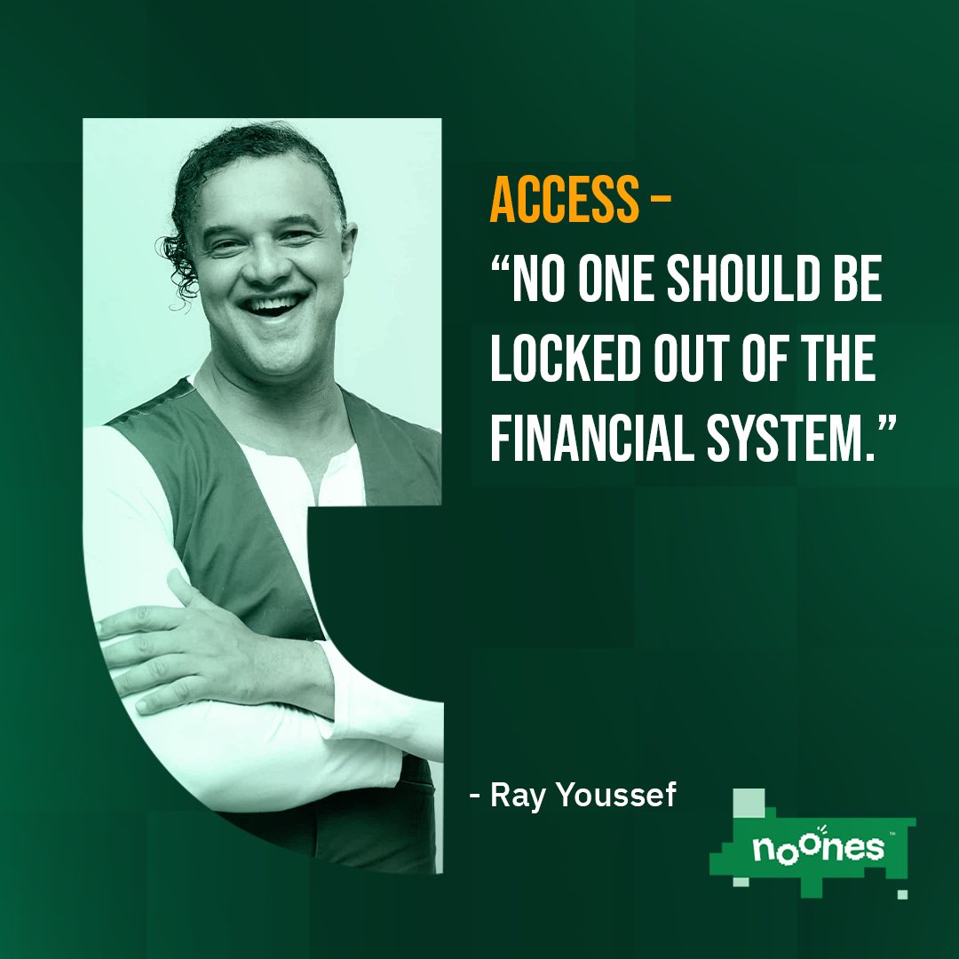 📚 NoOnes Academi: Day 4
#RayOnceSaidChallenge

𝗥𝗮𝘆 𝗬𝗼𝘂𝘀𝘀𝗲𝗳 💬 said:
“𝘕𝘰 𝘰𝘯𝘦 𝘴𝘩𝘰𝘶𝘭𝘥 𝘣𝘦 𝘭𝘰𝘤𝘬𝘦𝘥 𝘰𝘶𝘵 𝘰𝘧 𝘵𝘩𝘦 𝘧𝘪𝘯𝘢𝘯𝘤𝘪𝘢𝘭 𝘴𝘺𝘴𝘵𝘦𝘮.”

𝗕𝗮𝗻𝗸𝘀 𝗳𝗮𝗶𝗹𝗲𝗱 𝘂𝘀.
𝗖𝗿𝘆𝗽𝘁𝗼 𝘄𝗼𝗻’𝘁.
𝗟𝗲𝘁’𝘀 𝗯𝘂𝗶𝗹𝗱 𝗮𝗻 𝗼𝗽𝗲𝗻 𝘀𝘆𝘀𝘁𝗲𝗺