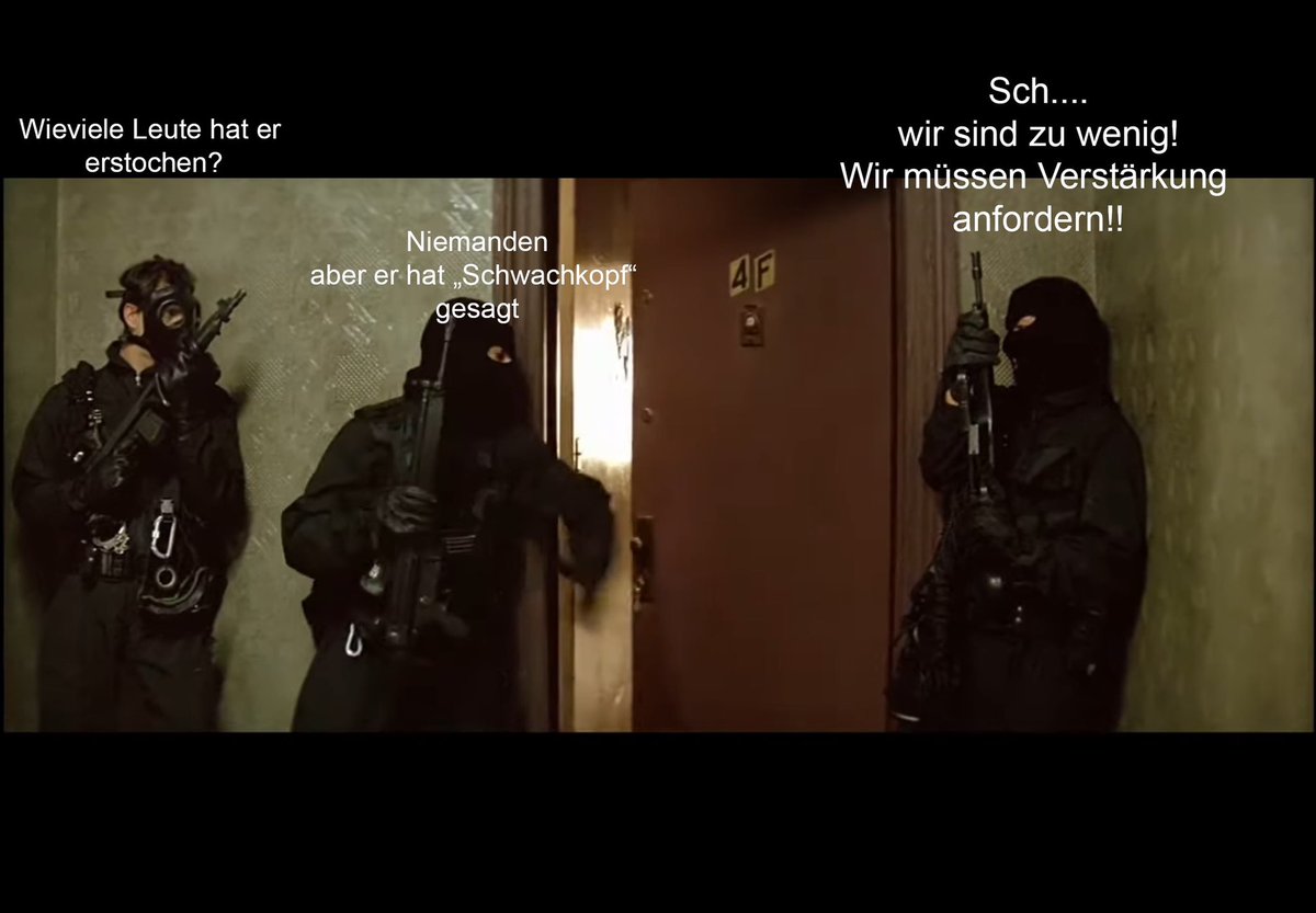 Coliban's tweet photo. As a german, I am not allowed to say „What an imbecile“ to a german politician
IF I retweet something like that, a German police special task force will be at my door at 6 a.m. tomorrow morning, search my house, and confiscate all my electronic devices and computers, so that I can declare bankruptcy and be ruined.
When I get my smartphones and computers back 6 or 12 months after I'm bankrupt, assuming I don't go to jail, they'll say: Why? The German constitutional state works, we live in a democracy.
NO
In Germany, it is not even allowed to complain that one feels one is in a dictatorship because they have introduced a law that prohibits the "delegitimization" of the state.