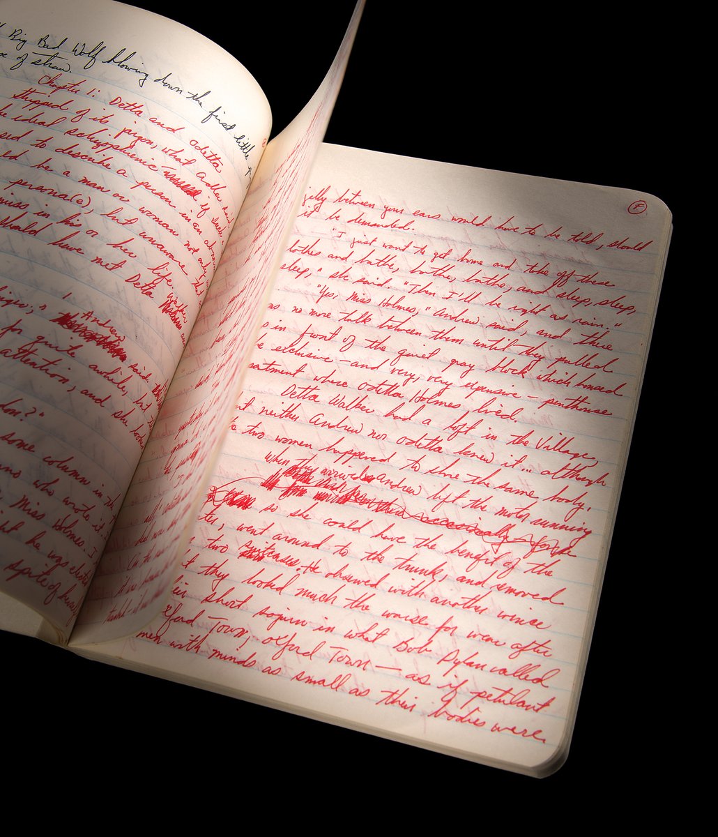 RR Auction (@rrauction) on Twitter photo Stephen King in ā85/ā86:
Already the king of horrorāstill writing The Drawing of the Three longhand in a Mead notebook⦠and decorating it with a Garbage Pail Kid.
80+ handwritten pages. Now up for bid <a href="/RRAuction/">RR Auction</a> .
šshorturl.at/pI0nf
#StephenKing #DarkTower #RRauction Stephen King in ā85/ā86:
Already the king of horrorāstill writing The Drawing of the Three longhand in a Mead notebook⦠and decorating it with a Garbage Pail Kid.
80+ handwritten pages. Now up for bid <a href="/RRAuction/">RR Auction</a> .
šshorturl.at/pI0nf
#StephenKing #DarkTower #RRauction
