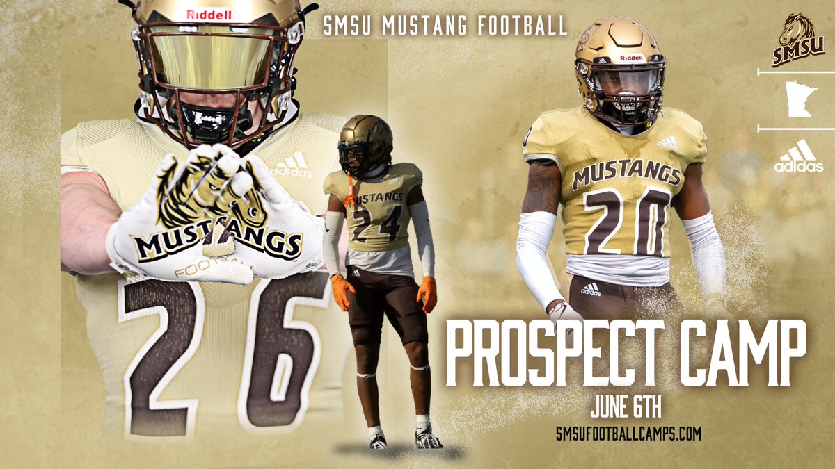 Levi Bullerman (@coachbull16) on Twitter photo Time to get registered for camp! Come show out Class 2026!
Class of 2027 & 2028 great way to get camp experience and intro to <a href="/SMSUfootball/">SMSU Football</a> while getting a ton of reps! Time to get registered for camp! Come show out Class 2026!
Class of 2027 & 2028 great way to get camp experience and intro to <a href="/SMSUfootball/">SMSU Football</a> while getting a ton of reps!
