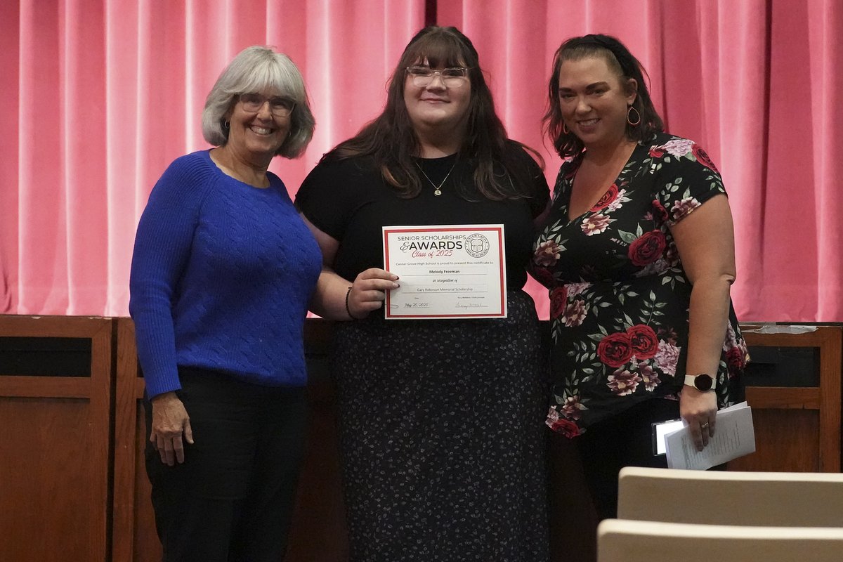 Melody Freeman is the first recipient of the Gary Robsinson Memorial Scholarship. Gary dedicated 43 years of his life to educating and shaping young minds as a public school teacher at Center Grove Middle School Central.
