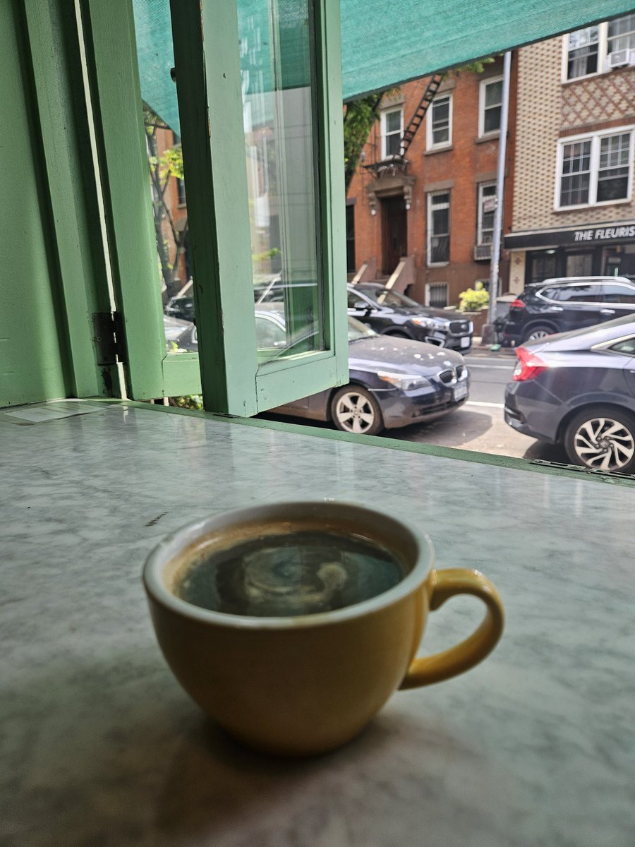 Late in the day coffee as we've had a bit of a rainy day