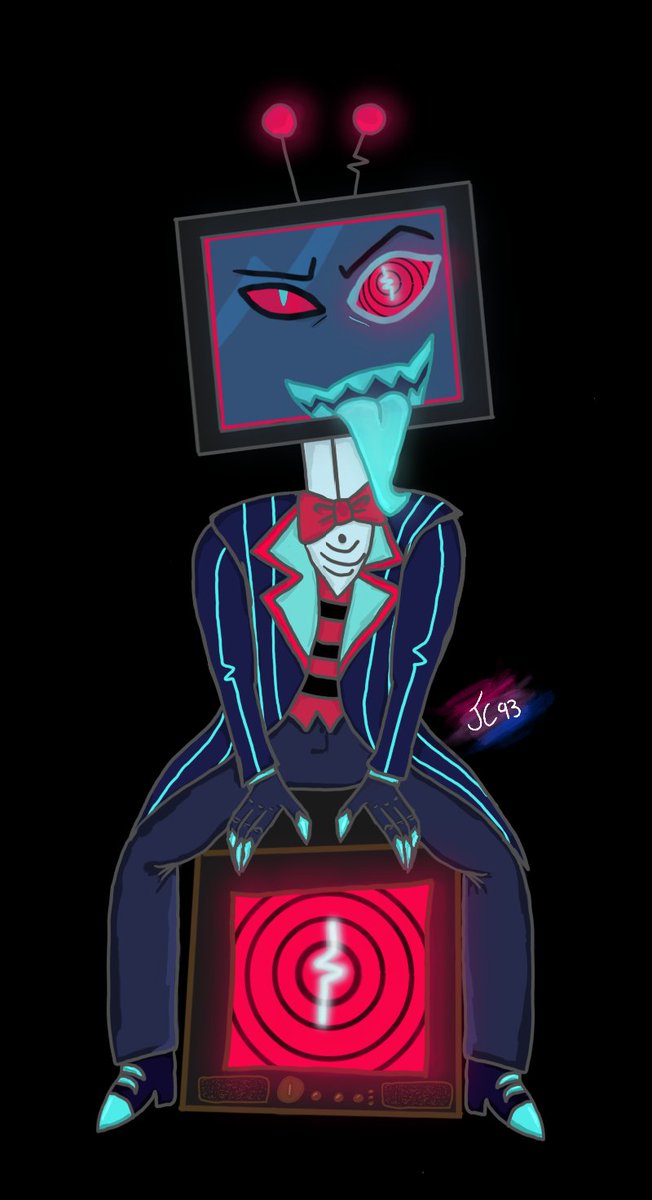Jade_C93's tweet image. Turn the TV on 

#vox #HazbinHotel #HazbinHotelFanart #HazbinHotelVox