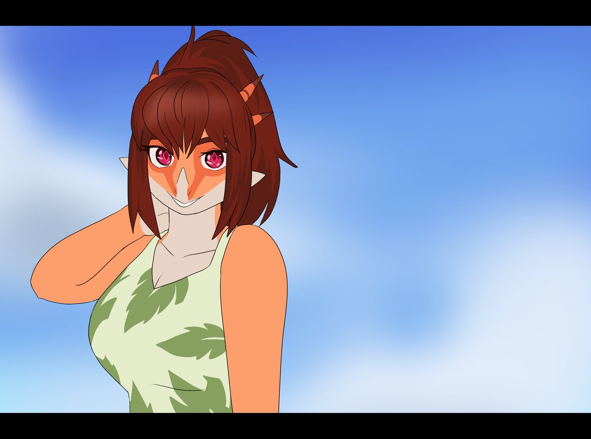 Well I couldn’t resist and drew Rosa, GVH style again 😅