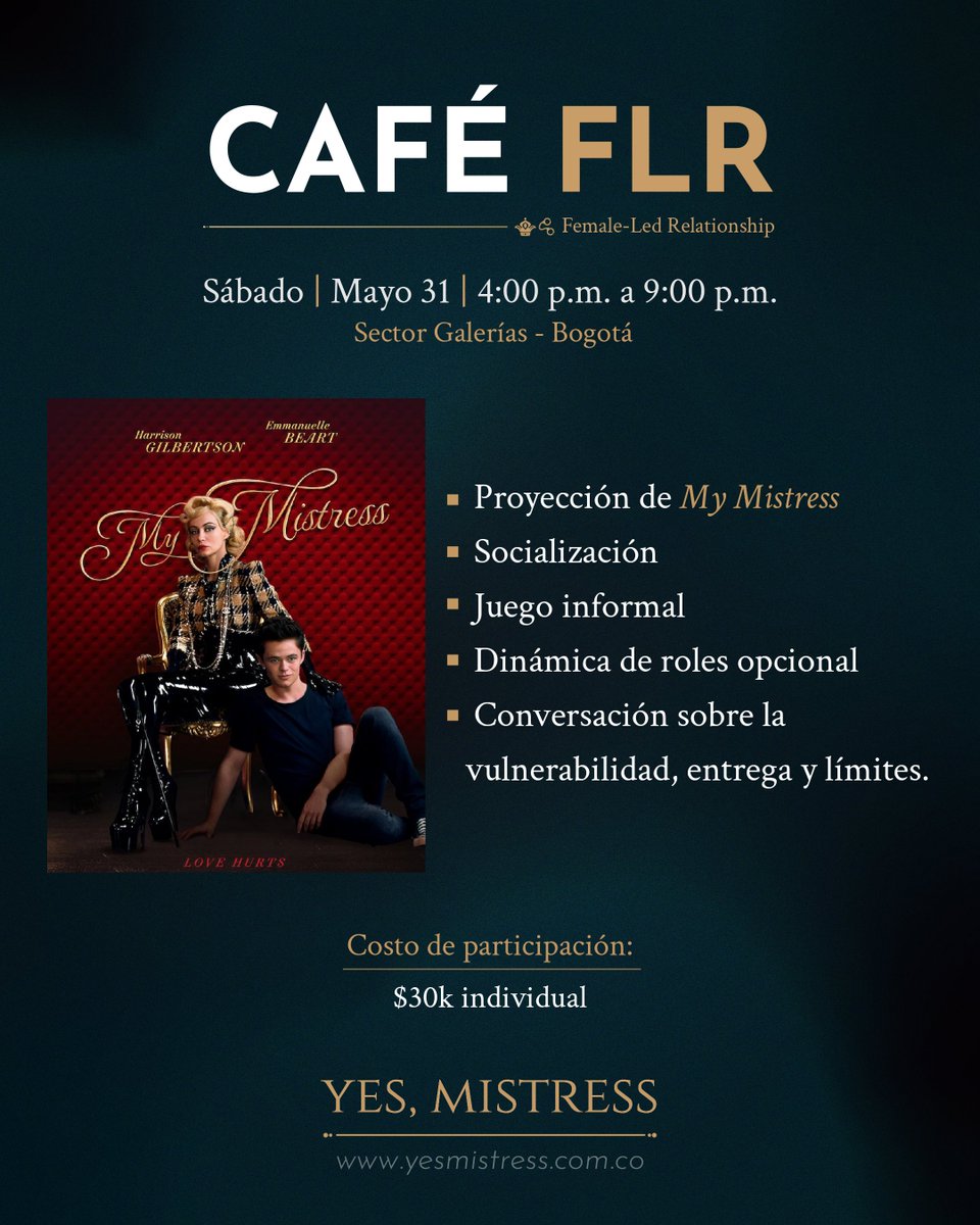 Este sábado 31 de mayo: Café FLR ☕

📍 Separa tu cupo con tiempo en el siguiente link:
 forms.gle/R8W12MZWZAaejb…

o escríbenos al wa.me/+573053089992

¡Te esperamos!