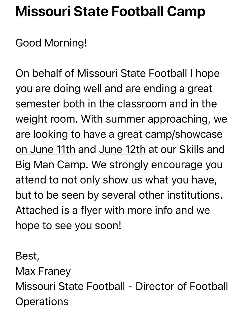 Logan Carrillo (@logan_carrillo4) on Twitter photo Thankful for the camp invitations to West Florida and Missouri State! <a href="/RamsRhsFootball/">Riverview Football</a> <a href="/RRamsRecruiting/">Riverview Rams Recruiting</a> <a href="/BrodyWiseman/">Brody Wiseman</a> <a href="/Lo_Kizell/">Lo Key</a> <a href="/QBcoach1/">Chip Bennett</a> <a href="/CJBennett_08/">The Stable</a> <a href="/Andy_Villamarzo/">Andy Villamarzo</a> <a href="/Dwight_XOS/">Dwight Thomas - Catapult Sports</a> <a href="/PrepRedzoneFL/">Prep Redzone Florida</a> Thankful for the camp invitations to West Florida and Missouri State! <a href="/RamsRhsFootball/">Riverview Football</a> <a href="/RRamsRecruiting/">Riverview Rams Recruiting</a> <a href="/BrodyWiseman/">Brody Wiseman</a> <a href="/Lo_Kizell/">Lo Key</a> <a href="/QBcoach1/">Chip Bennett</a> <a href="/CJBennett_08/">The Stable</a> <a href="/Andy_Villamarzo/">Andy Villamarzo</a> <a href="/Dwight_XOS/">Dwight Thomas - Catapult Sports</a> <a href="/PrepRedzoneFL/">Prep Redzone Florida</a>