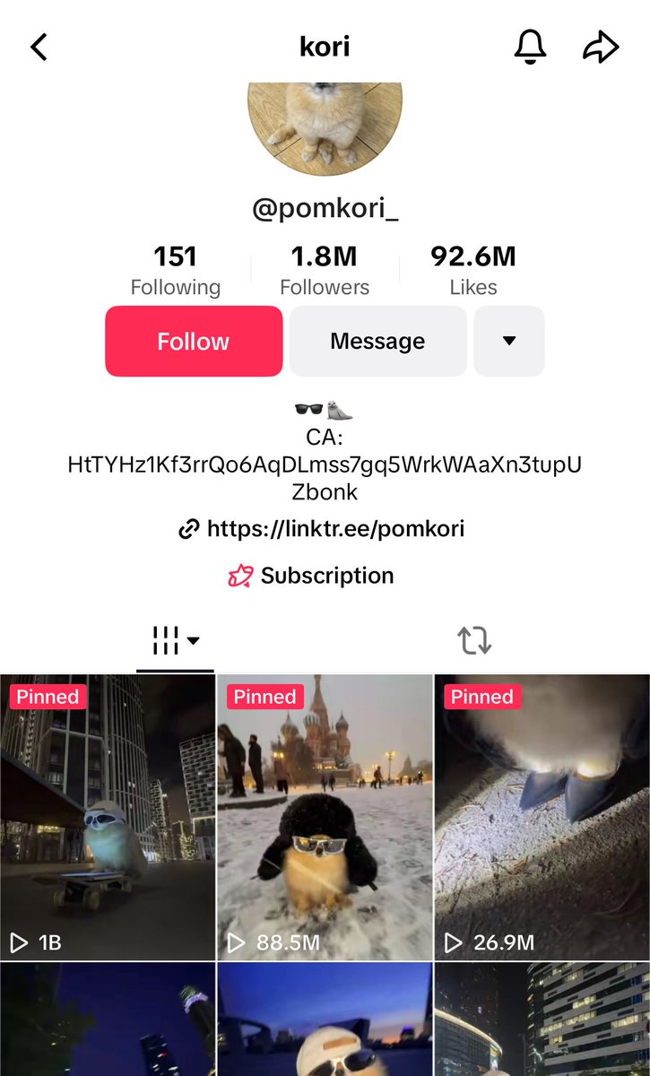 Nxive100x's tweet image. first Animal with billion views