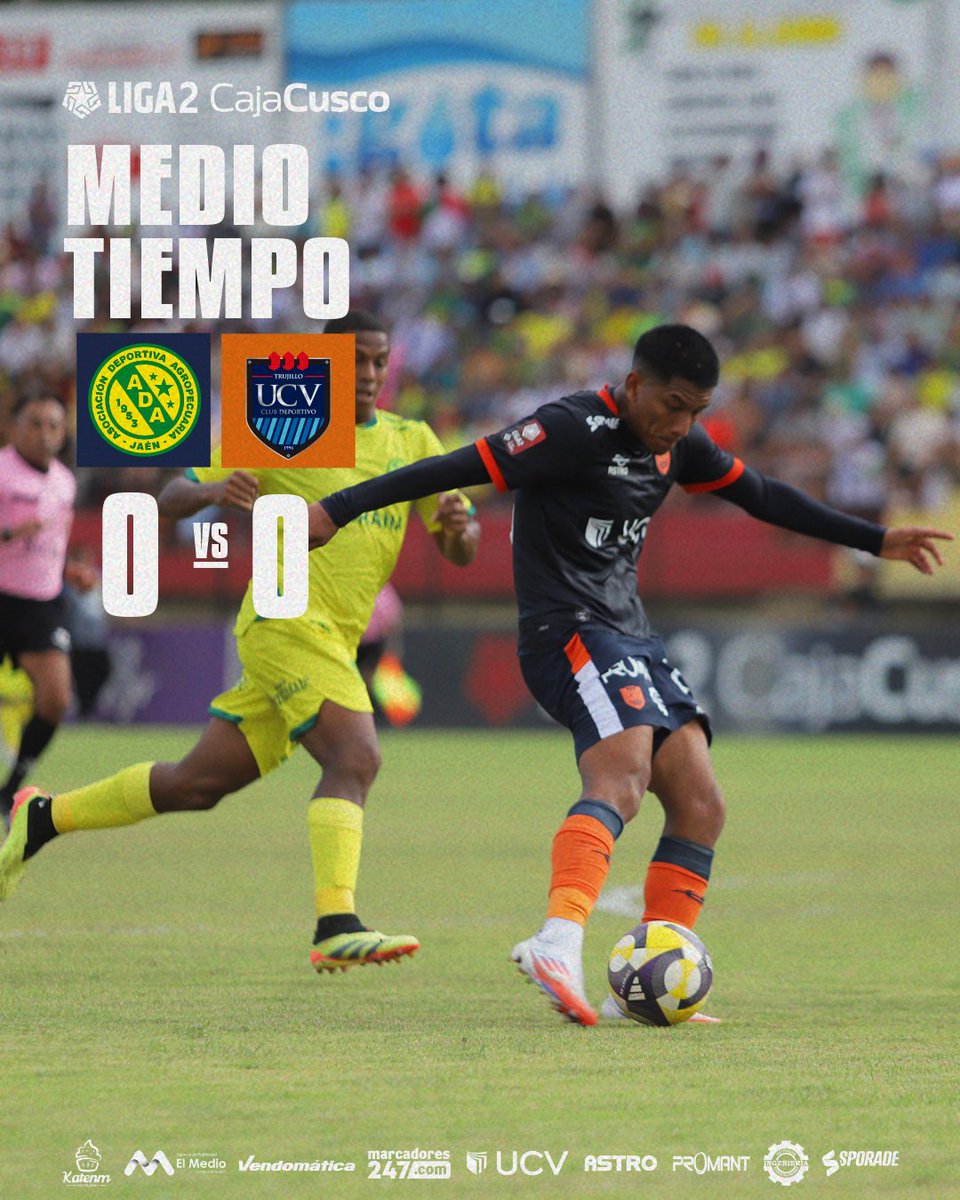 ⏱️ 𝐌𝐞𝐝𝐢𝐨 𝐭𝐢𝐞𝐦𝐩𝐨

𝙰𝙳𝙰 𝙹𝙰É𝙽 0️⃣ 🆚 0️⃣ 𝚄𝙲𝚅

#VallejoEsTrujillo 🟠🔵🟠