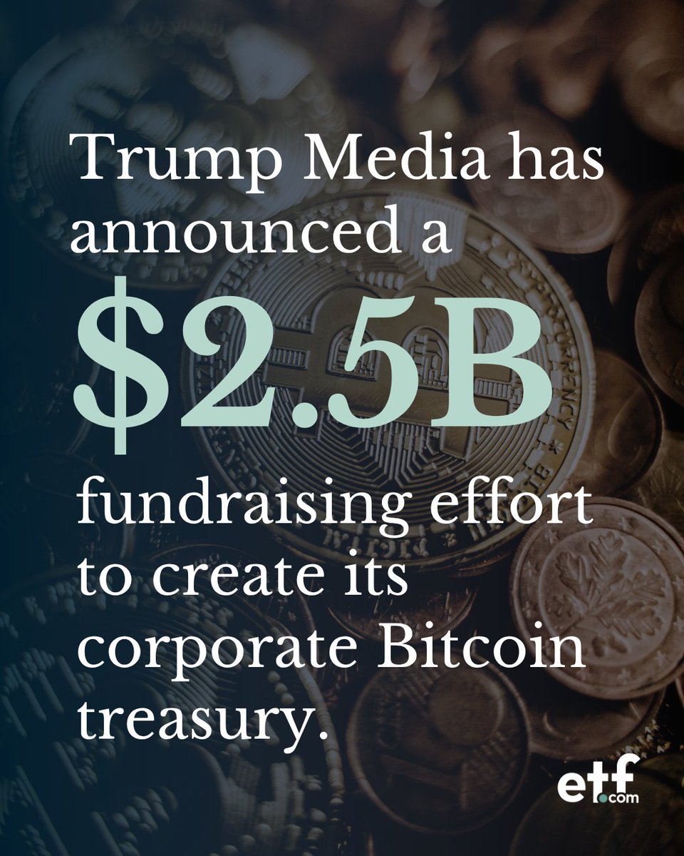 Trump Media announced a $2.5 billion raise from institutional investors to  create one of the largest Bitcoin treasuries by a public company, marking  its expansion into financial services through crypto adoption and