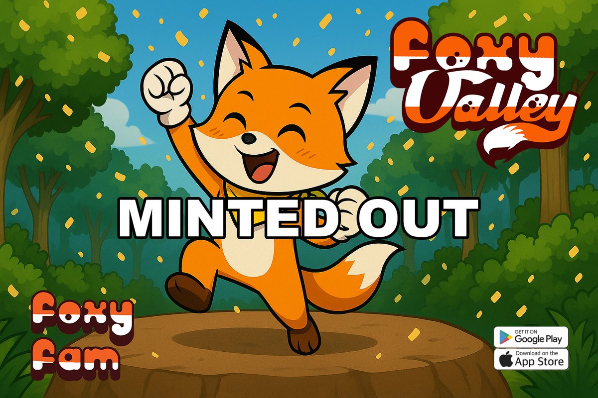 I can't express how much gratitude I have for this fam.

Foxy Fam is truly unique.

In a wild time on ApeChain, we all came together and accomplished something most people won’t fully understand.

But we’ve been here since 2021. Grinding. Showing up.

That changed today.

We now