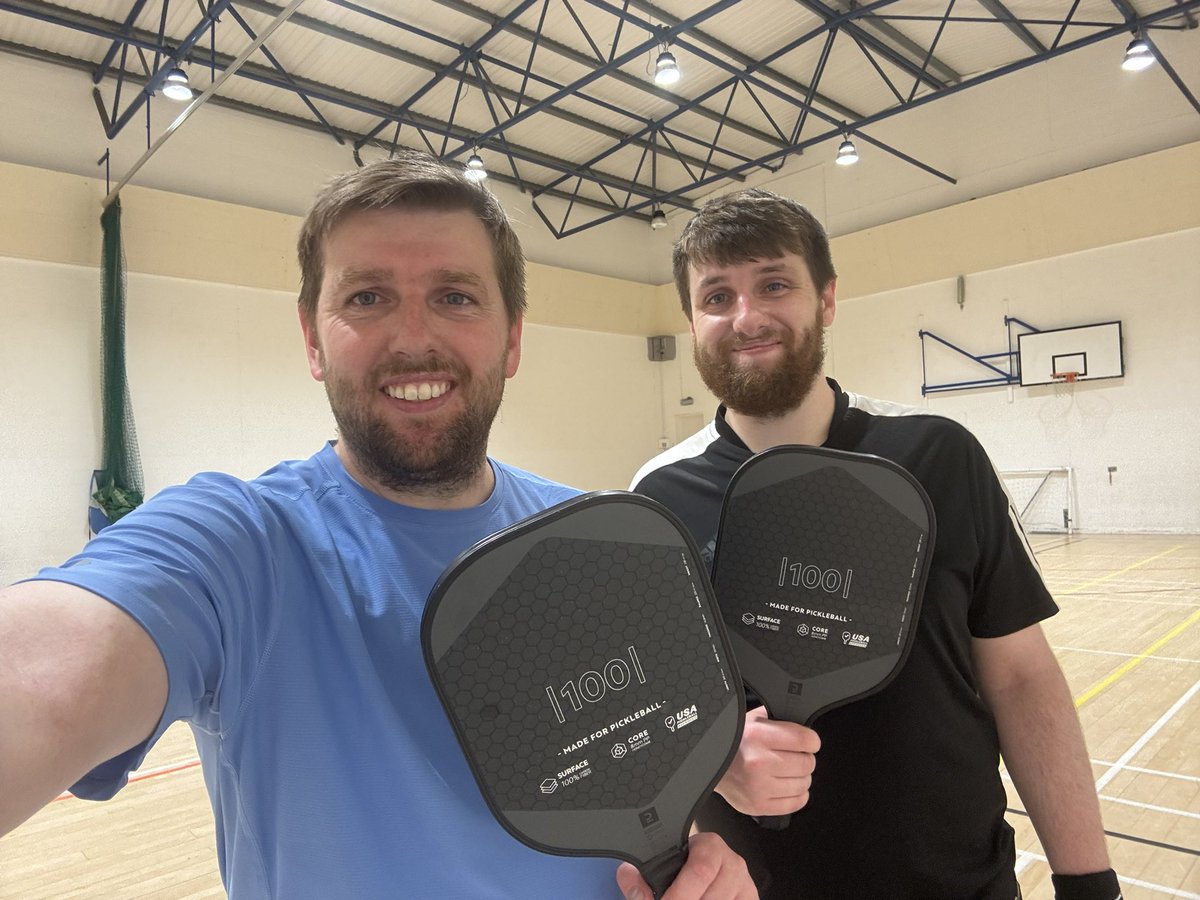 CoachDavidBaird's tweet photo. Love a game of Pickleball ❤️ last session before the @PickleballScot1 Nationals this weekend!⏳
#ScottishNationals2025 #PickleballScotland #GameOn #CountdownToNationals https://t.co/3I1owDV84Y