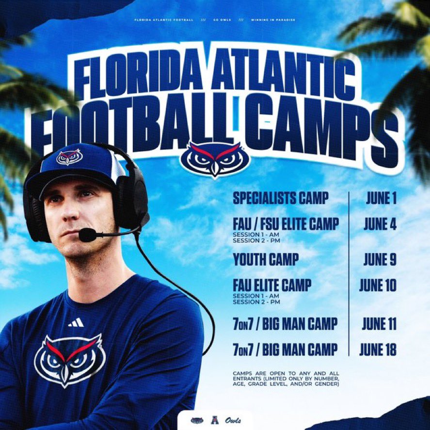 Cy Cubbedge 2028 QB (@cycubbedgeqb) on Twitter photo Thanks for the invite Coach <a href="/Coach_Vasey/">Trent Vasey</a>! Looking forward to <a href="/FAUFootball/">Florida Atlantic Football</a> Camp June 4!! π₯π₯ <a href="/Jrod2245/">Jamie Rodgers</a> <a href="/SSstaples22/">Shane Staples</a> <a href="/coachmay7474/">David May</a> <a href="/CoachStevens54/">Tyler Stevens</a> <a href="/BHSTornadoFB/">Bradford Tornadoes</a> <a href="/FAUCoachCook/">Gavin Cook</a> <a href="/QB_DNA/">QBDNA</a> Thanks for the invite Coach <a href="/Coach_Vasey/">Trent Vasey</a>! Looking forward to <a href="/FAUFootball/">Florida Atlantic Football</a> Camp June 4!! π₯π₯ <a href="/Jrod2245/">Jamie Rodgers</a> <a href="/SSstaples22/">Shane Staples</a> <a href="/coachmay7474/">David May</a> <a href="/CoachStevens54/">Tyler Stevens</a> <a href="/BHSTornadoFB/">Bradford Tornadoes</a> <a href="/FAUCoachCook/">Gavin Cook</a> <a href="/QB_DNA/">QBDNA</a>