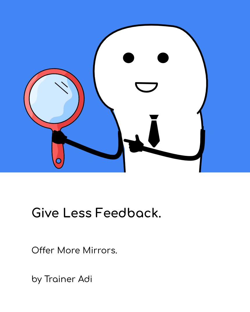 GoodEnoughLead's tweet image. You’re not their fixer. You’re their mirror. 
And that’s more than enough. 

#goodenoughleadership #feedbacktips