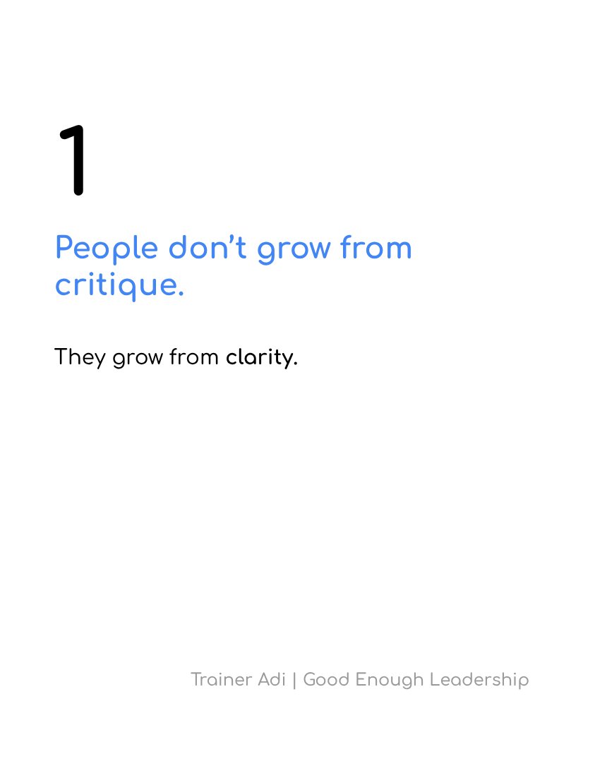 GoodEnoughLead's tweet image. You’re not their fixer. You’re their mirror. 
And that’s more than enough. 

#goodenoughleadership #feedbacktips