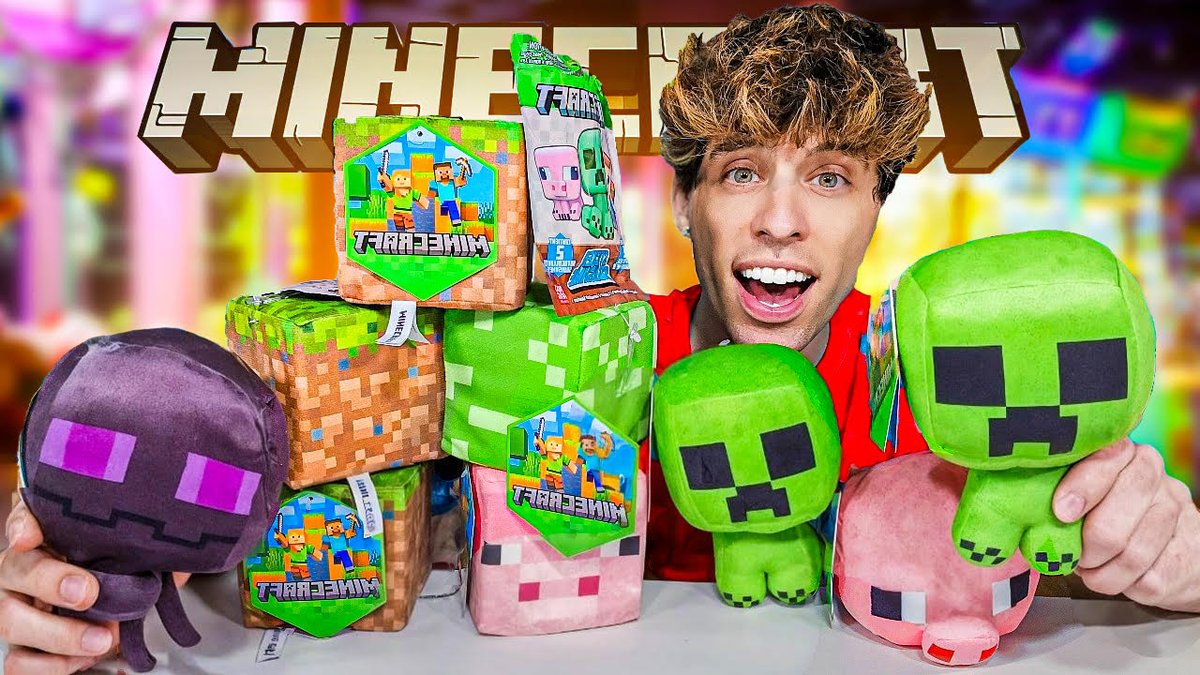 I Tried Winning EVERY Minecraft Prize At The Arcade!

NEW VIDEO: youtu.be/KH3KyFEIP84