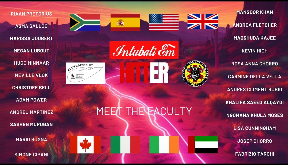 HITTER – Major Trauma 2025: SOLD OUT! We are proud to introduce the outstanding Faculty that will make this edition of HITTER a truly exceptional learning and simulation experience. 
Want to get to know them up close?
Stay tuned: in the coming weeks, we’ll reveal the faces,