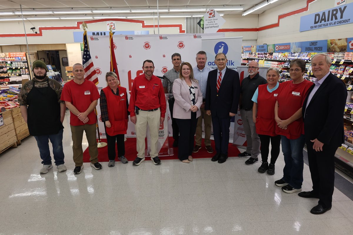 Nutritious milk. Lower cost. Stronger families. 👇

Today, we joined Houchens Food Group, Auburn’s Hunger Solutions Institute, and U.S. Senator John Boozman (R-Ark.) at Bill’s Cash Saver in Atkins, Ark., to mark the expansion of the “Add Milk!” SNAP Dairy Incentive Program in