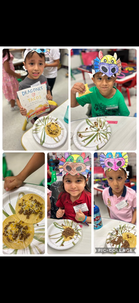 Taco Wednesday for our Pre-K DL students. ¡Delicioso! <a href="/rosemarycleal/">R Leal</a> #TacosyDragones