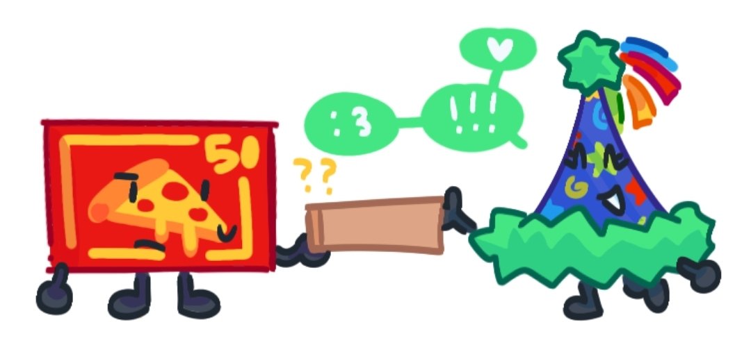 happysmiIer's tweet photo. pizzaparty❤❤❤❤❤🙏🙏🙏m. my friend requested i draw pizza personbbut also partyperosn jso i #gasa4 #osc #objectshowcommunity https://t.co/J5yS2TIMw6