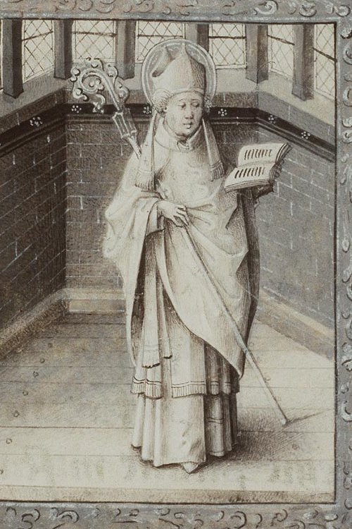 Glorioso San Germán, ruega por el eterno descanso de las Benditas Almas del Purgatorio, y especialmente por los difuntos de París