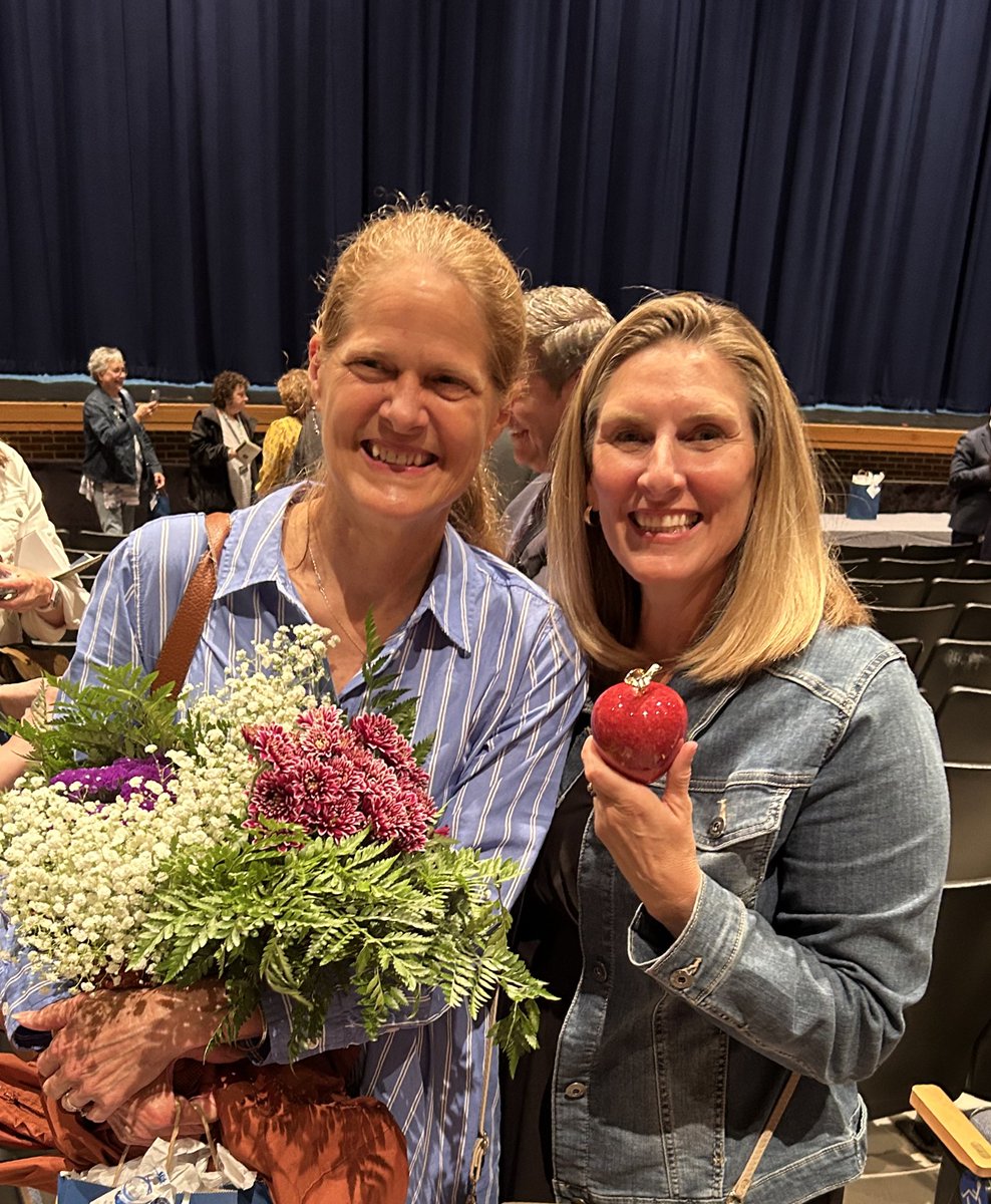 Congratulations to our amazing reading team! Carol and Jasmine were recognized today at CBSD award ceremony!  Carol is retiring at the end of this year, and Jasmine was recognized for her work with enhancing student engagement across the district!