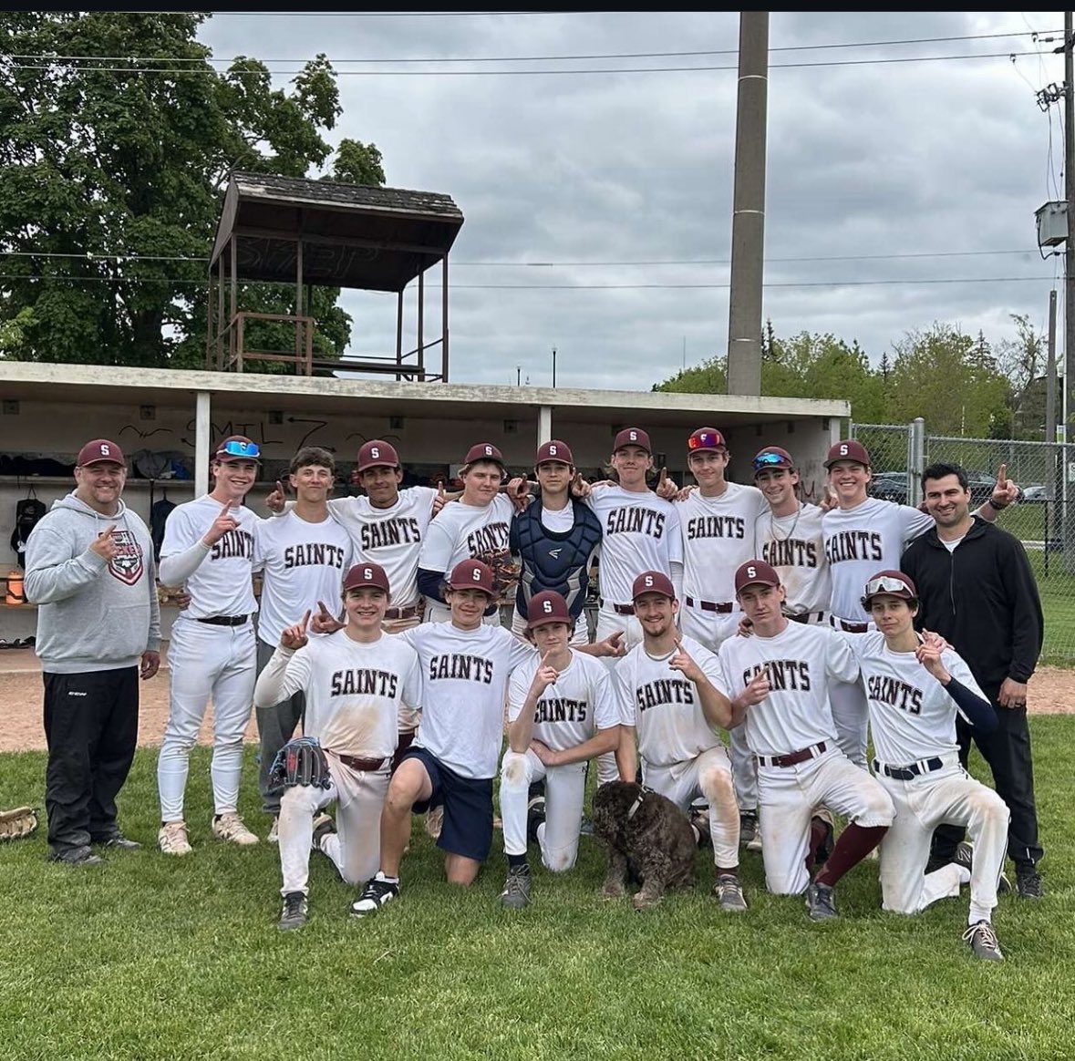 SPCSSBaseball SAINTS WIN!!!
The Saints win vs CCI with a score of 5-3. Hunter Young was outstanding on the mound throwing 6 innings giving up 2. Zach Russelle picks up the save. Your Saints will host COSSA on Monday back at Riverside. The road to OFSAA starts now! @pvnccdsb