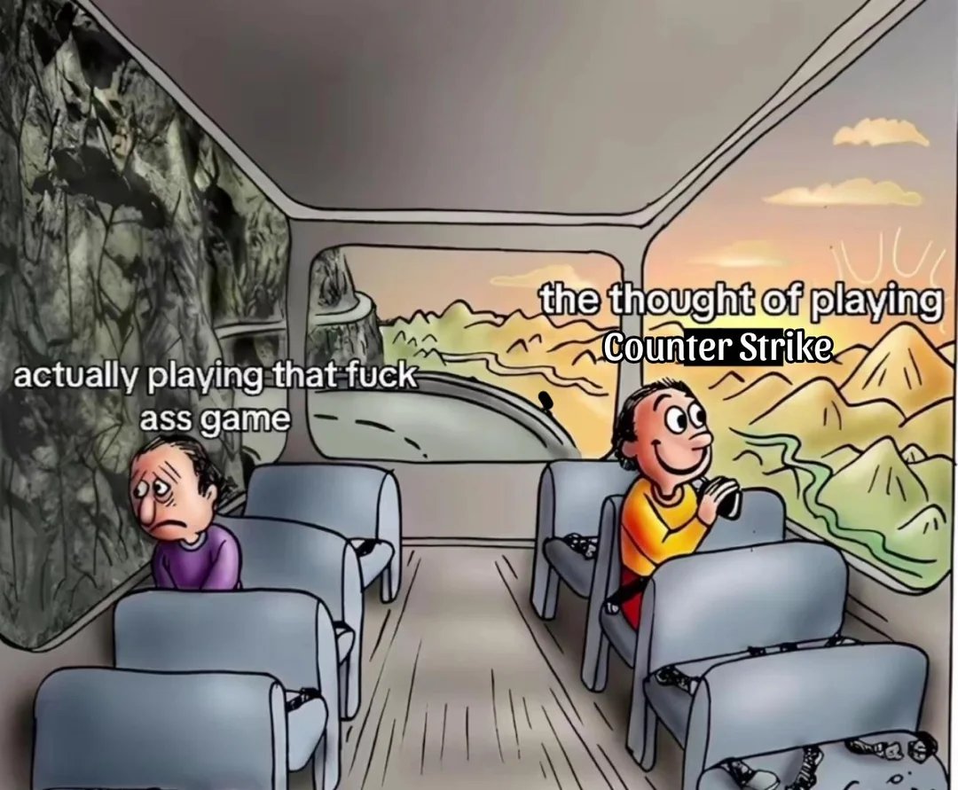 me every single day queueing up faceit