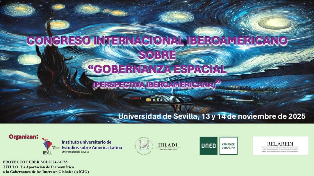 Congreso Internacional Iberoamericano sobre "Gobernanza Espacial (Perspectiva Iberoamericana)"

📅 13 y 14 de noviembre de 2025
📅 Propuestas de ponencia hasta el 30 de junio
➡️ aepdiri.org/index.php/acti…