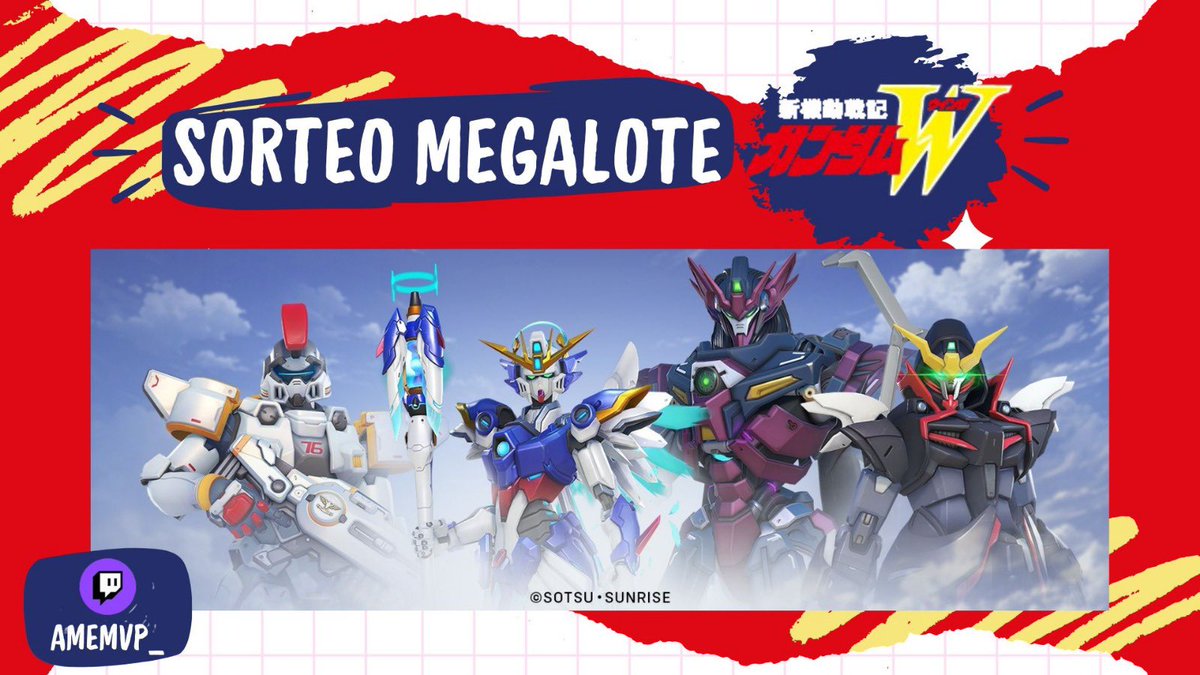 🚨GIVEAWAY GUNDAM WING🚨
Requisitos: 
🟡Sígueme en X, Twitch e IG
🟡Menciona a un amix
🟡Like RT 🔁
🟡CANJEAR LA RECOMPENSA EN MI CANAL 🗣️
Subs de Twitch tienen doble chance de ganar ✨
🗓️Domingo 29 de Junio 🖋️
MUCHAS GRACIAS ✨ <a href="/OverwatchLATAM/">Overwatch</a> y Blizzard por los Códigos✨