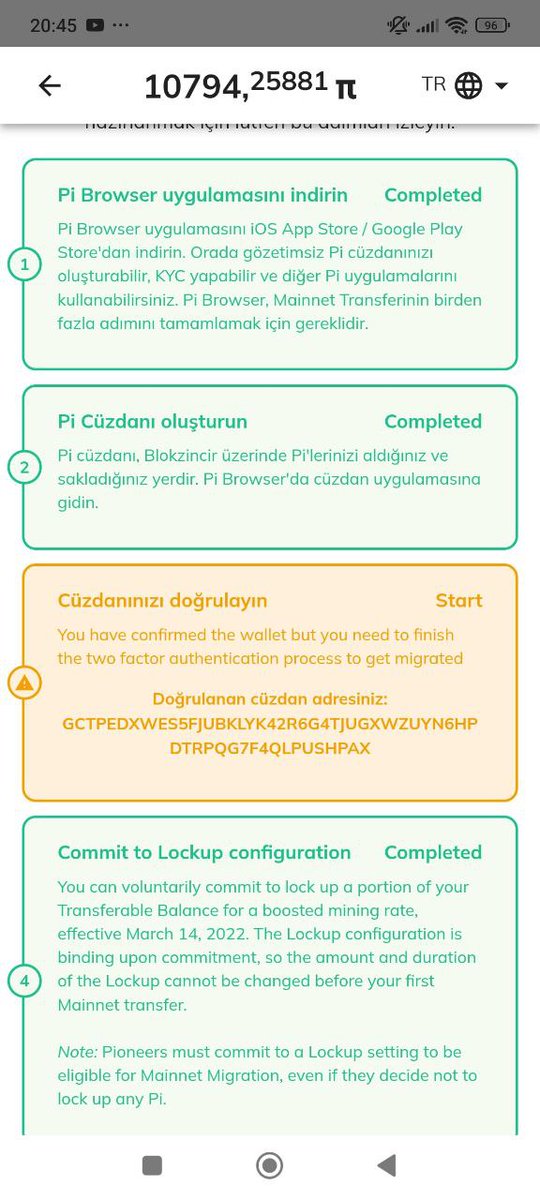 🔐 2FA (İki Faktörlü Kimlik Doğrulama) Nedir?
2FA, e-posta veya telefon kodu girmek değildir.
Bu işlem, onaylı e-posta adresinize gelen bağlantıya tıklayarak veya canlılık testi yaparak cüzdan adresinizin size ait olduğunu doğrulamaktır.

🧭 2FA ile Cüzdan Doğrulama Yöntemleri: