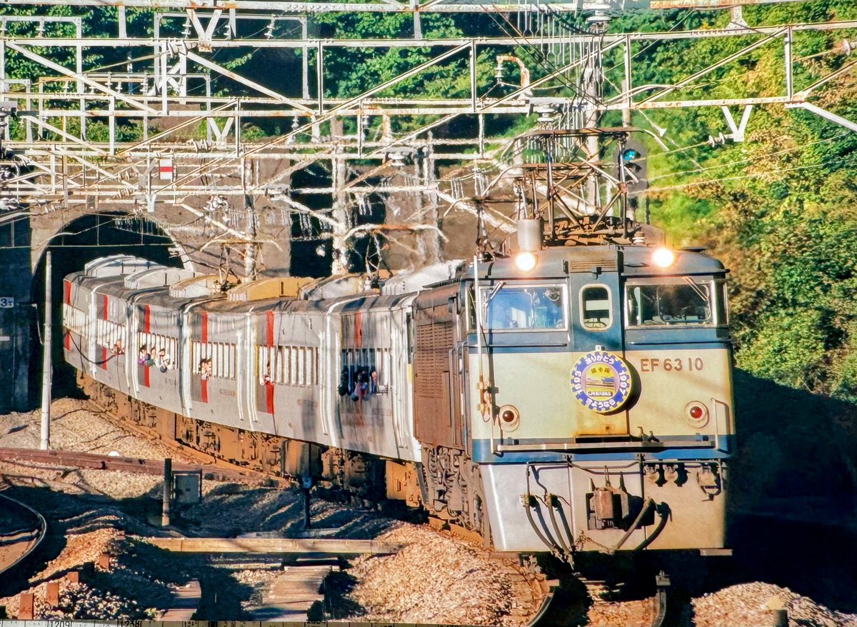 惜別投稿 No.4 《熊ノ平駅跡》 EF63＋185系 #信越本線 #碓氷峠 一回