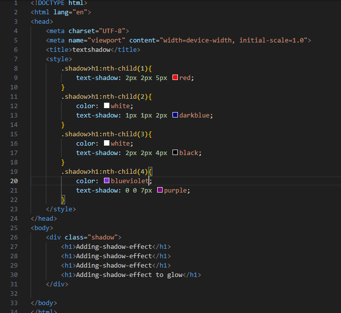 adeyemo_bright's tweet photo. Today I explored the CSS text-shadow property and how it can give text a unique style.

#WebDevelopment #CSS #WebDev #SabiProgrammer #IT #TextShadow https://t.co/Xgh5q3eoat