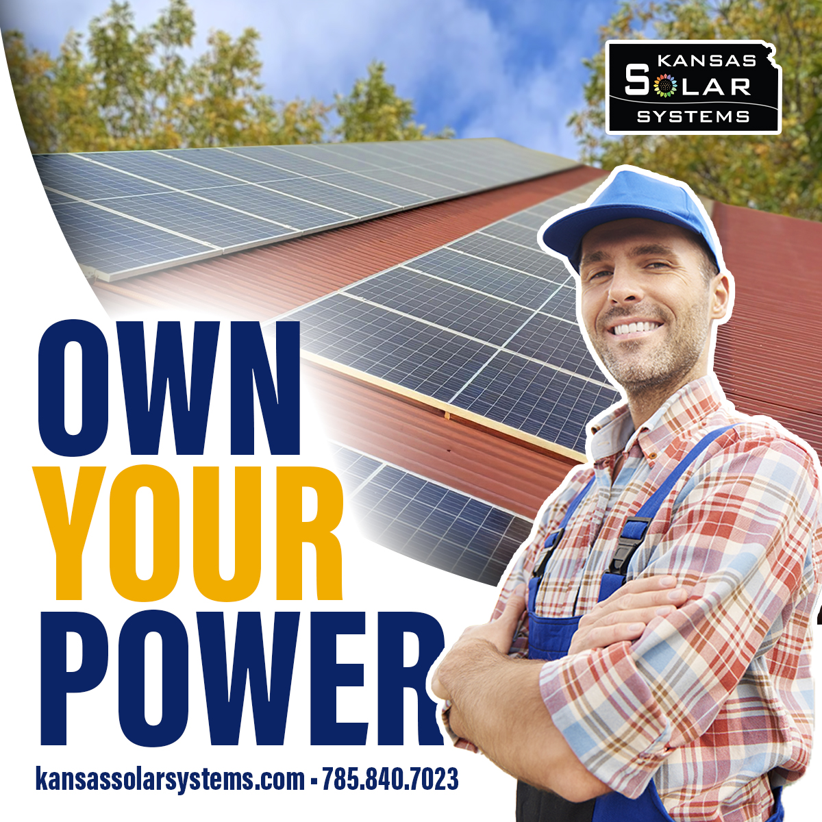 KSSolarSystems's tweet image. When you invest in commercial solar with Kansas Solar Systems, you’re choosing to take control of your energy future. Learn more at kansassolarsystems.com | 📞 785-840-7023

#EnergyIndependence #OwnYourPower #KansasSolar