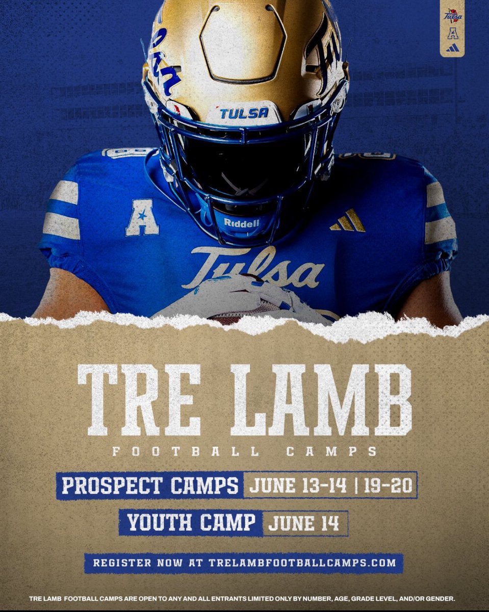 KingstonRodgers99 (@kingstonrodgers) on Twitter photo Thank you for the camp invite <a href="/AndrewLee_CFB/">Andrew Lee</a>
<a href="/TulsaFootball/">Tulsa Football</a>
<a href="/CoachColvin7/">Andrew Colvin</a>
<a href="/CoachJudie5372/">Coach Judie</a>
<a href="/Coach_Owens5/">Radarius Owens (Coach 🅾️)</a> Thank you for the camp invite <a href="/AndrewLee_CFB/">Andrew Lee</a>
<a href="/TulsaFootball/">Tulsa Football</a>
<a href="/CoachColvin7/">Andrew Colvin</a>
<a href="/CoachJudie5372/">Coach Judie</a>
<a href="/Coach_Owens5/">Radarius Owens (Coach 🅾️)</a>