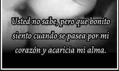 Usted no sabe...