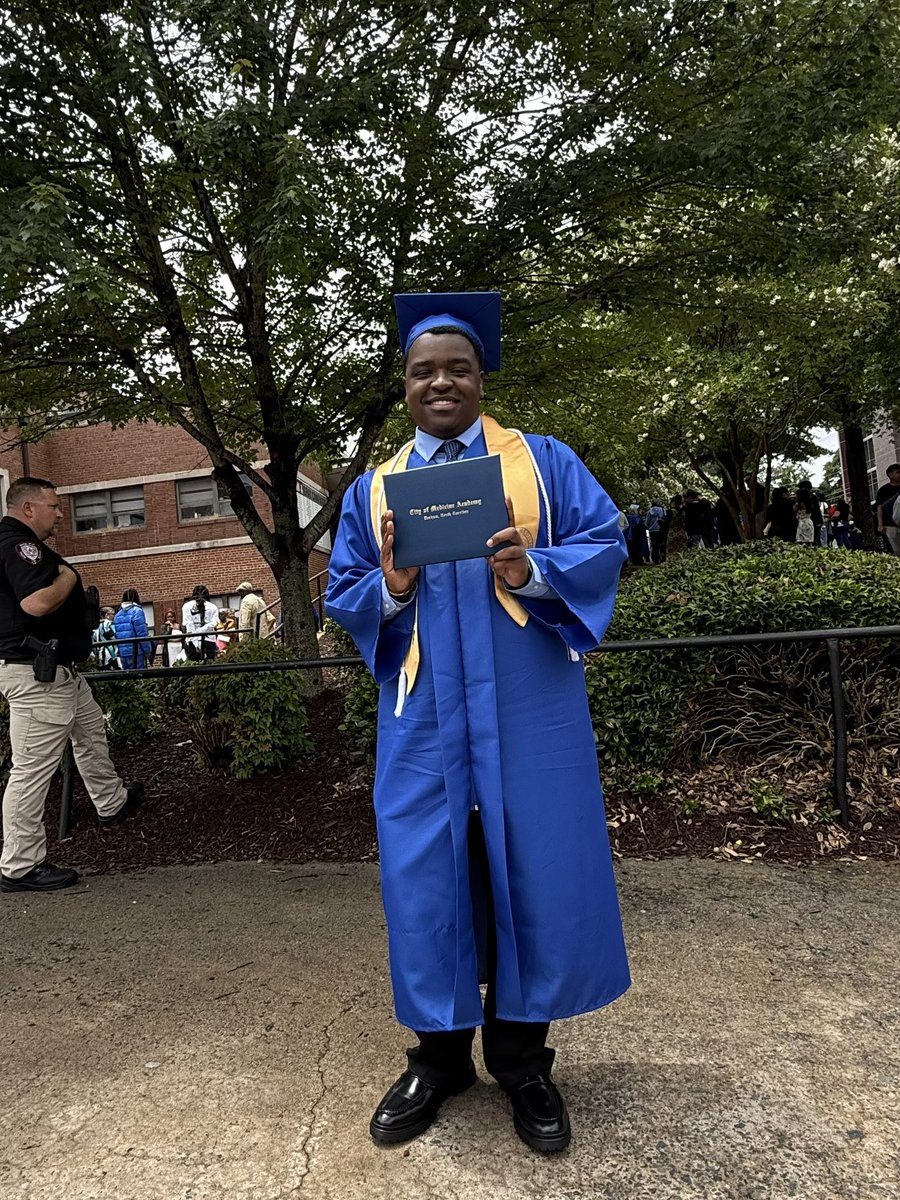 Join us in congratulating Cadet Bolden on his high school graduation from the City of Medicine Academy in Durham, NC. Cadet Bolden has been a proud Cadet in TMLA since the 3rd grade. TMLA presented Cadet Bolden with a $1000 scholarship to continue his education <a href="/ncatsuaggies/">North Carolina A&T</a>