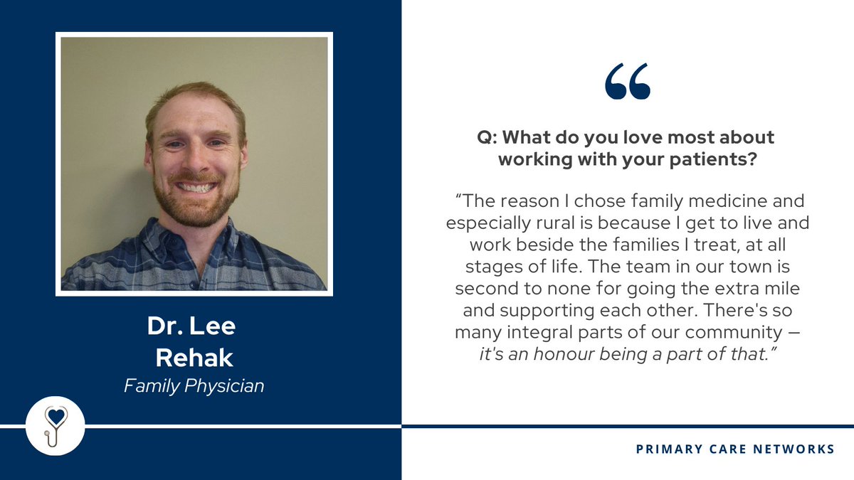 Throughout #RuralHealthWeek we’re proud to recognize our rural physicians like Dr. Lee Rehak. He’s a dedicated family doctor who brings his expertise and care to the heart of rural Alberta. 🌾#PhysicianAppreciation