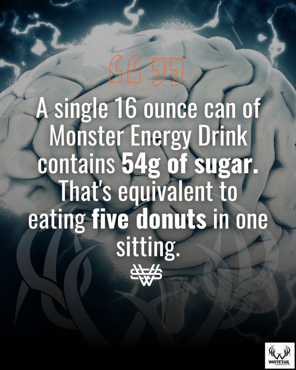 😳 5 DONUTS = 1 ENERGY DRINK (not kidding)

That's right. A standard 16oz energy drink packs a whopping 54g of sugar - nutritionally equivalent to devouring 5 whole donuts in one sitting.

And you'd never do that before an important meeting or workout... right?

Yet millions