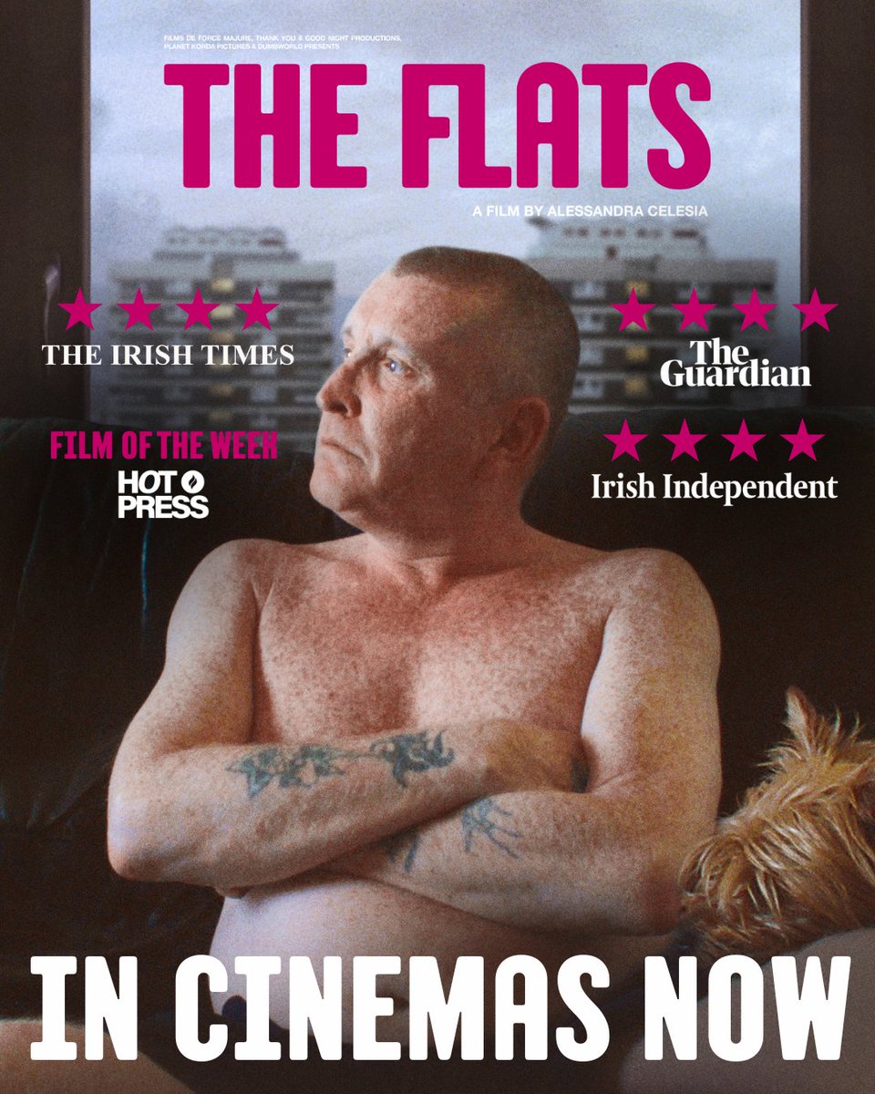 ''A documentary of rare emotional precision, crafted not from the grand narratives of history, but from the cracks and residue they leave behind.'' - Hot Press Magazine
#THEFLATS is Hot Press Magazine's Film of the Week!

Book Now: linktr.ee/planetkordapics
#Documentary #IrishFilm