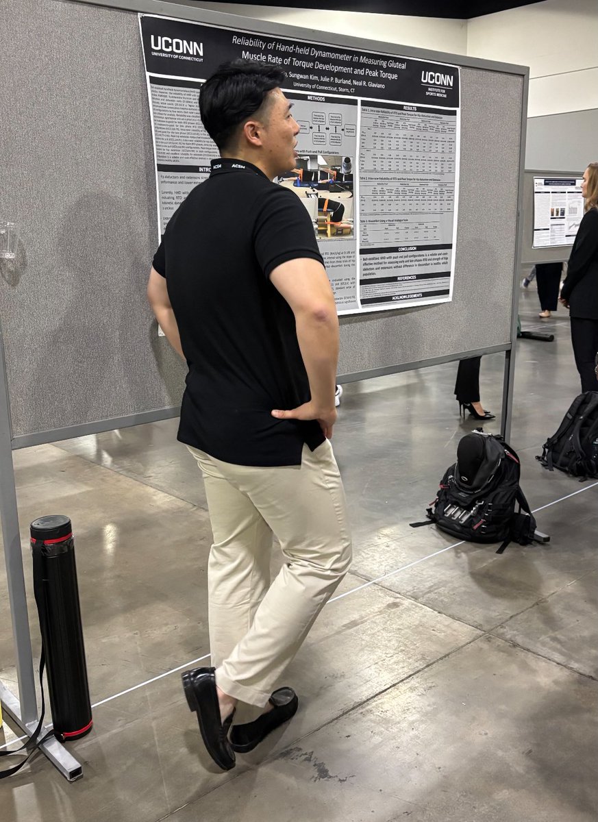 UConn Institute for Sports Medicine (@uconn_ism) on Twitter photo 🎓🏋️♂️ Big shoutout to the PhD students from the <a href="/uconn_soar/">UConn SOAR</a> lab and ISM who presented their research at #ACSM2025! Incredible work showcased through engaging poster presentations—way to represent! 👏 #PhDLife #ResearchMatters #ACSM25 🎓🏋️♂️ Big shoutout to the PhD students from the <a href="/uconn_soar/">UConn SOAR</a> lab and ISM who presented their research at #ACSM2025! Incredible work showcased through engaging poster presentations—way to represent! 👏 #PhDLife #ResearchMatters #ACSM25