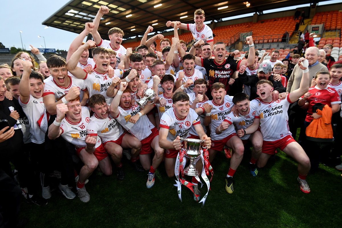 Ulster GAA (@ulstergaa) on Twitter photo Comhghairdeas le <a href="/TyroneGAALive/">Tyrone GAA</a>! ⬜️🟥
2025 <a href="/Dalata_Hotels/">Dalata Hotel Group</a> All Ireland Under-20 Football Champions! 🏆🏐
#UladhAbú Comhghairdeas le <a href="/TyroneGAALive/">Tyrone GAA</a>! ⬜️🟥
2025 <a href="/Dalata_Hotels/">Dalata Hotel Group</a> All Ireland Under-20 Football Champions! 🏆🏐
#UladhAbú
