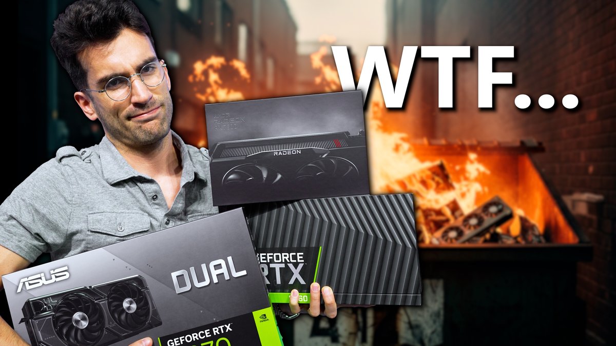 NEW VIDEO! | The entire graphics card market is a DUMPSTER FIRE: youtu.be/bhQlHfcLGMY