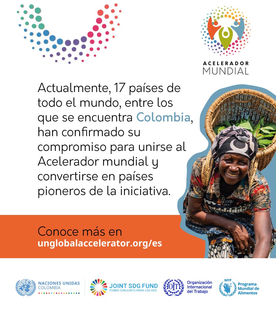 OITAndina's tweet photo. ¡El #Acelerador del trabajo decente y la protección social avanza!💪
Con el acompañamiento de #OIT y #WFP, Colombia🇨🇴 busca la creación de políticas integradas que aporten al cierre de brechas en el acceso a protección social.
+info🔗https://t.co/upghkBAbQA https://t.co/OmX18m6d9J